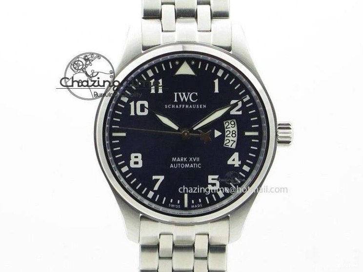 MIROTIME 0126 Pilot Chrono 377725 SS ZF 1:1 Best Edition White Dial on Black Leather Strap A Soft 7183